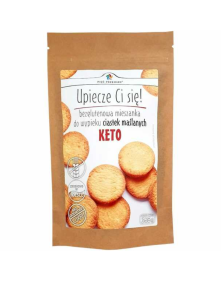 Bezglutenowa mieszanka do wypieku ciastek maślanych keto 365 g | Pięć Przemian