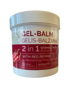 Żel balsam rozgrzewający z ekstraktem z czerwonej papryki 250 ml | Herbal Traditions