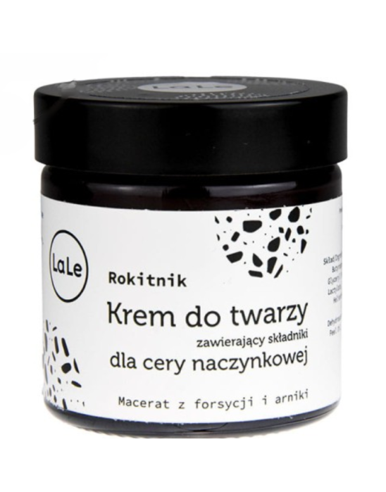 Rokitnikowy krem do twarzy dla cery naczynkowej 60 ml | La-Le