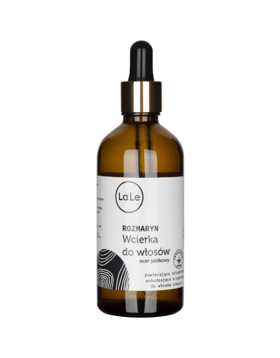 Rozmarynowa wcierka do włosów z octem jabłkowym 100 ml | La-Le