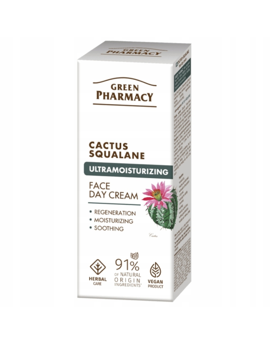 Krem do twarzy na dzień kaktus + skwalan 50 ml | Green Pharmacy