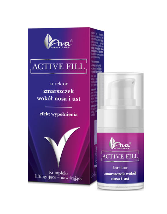 Active Fill korektor zmarszczek wokół nosa i ust 15 ml | Ava Labolatorium