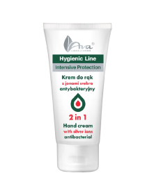 Hygienic Line krem do rąk z aktywnymi jonami srebra 2w1 200 ml | Ava Laboratorium