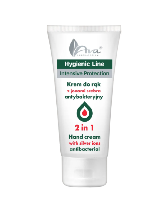 Hygienic Line krem do rąk z aktywnymi jonami srebra 2w1 200 ml | Ava Laboratorium