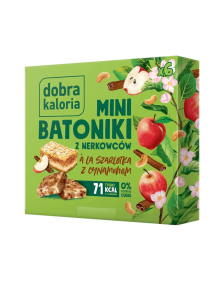 Mini batoniki z nerkowców a'la szarlotka z cynamonem 6 szt | Dobra Kaloria