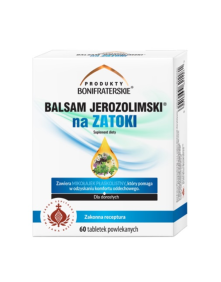 Balsam jerozolimski na zatoki 60 tab | Produkty Bonifraterskie