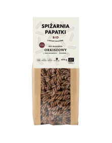 Bio makaron orkiszowy pełnoziarnisty świderki 400 g | Spiżarnia Papatki