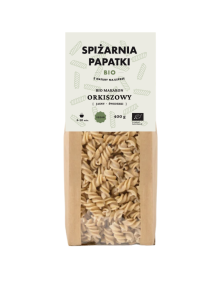 Bio makaron orkiszowy jasny świderki 400 g | Spiżarnia Papatki