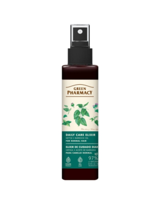 Elixir do włosów normalnych pokrzywa i olej łopianowy 150 ml | Green Pharmacy