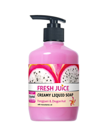 Kremowe mydło w płynie plumeria dragon fruit i olejek makadamia 460 ml | Fresh Juice