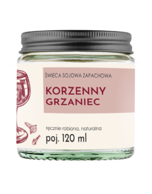 Świeca sojowa korzenny grzaniec 120 ml | Nova Kosmetyka