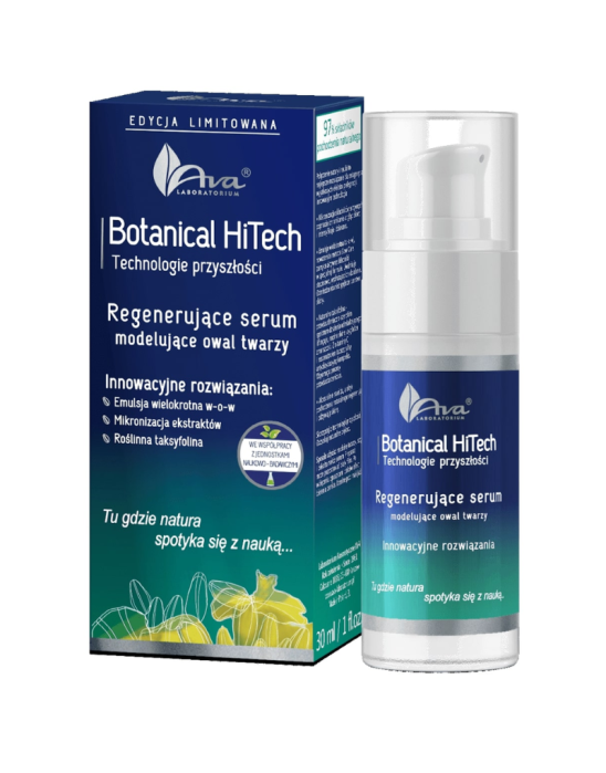 Botanical HiTech regenerujące serum modelujące owal twarzy 30 ml | Ava Laboratorium