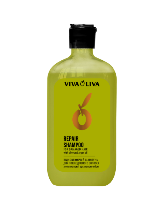 Szampon naprawczy z oliwą z oliwek i olejem arganowym 400 ml | Viva Oliva