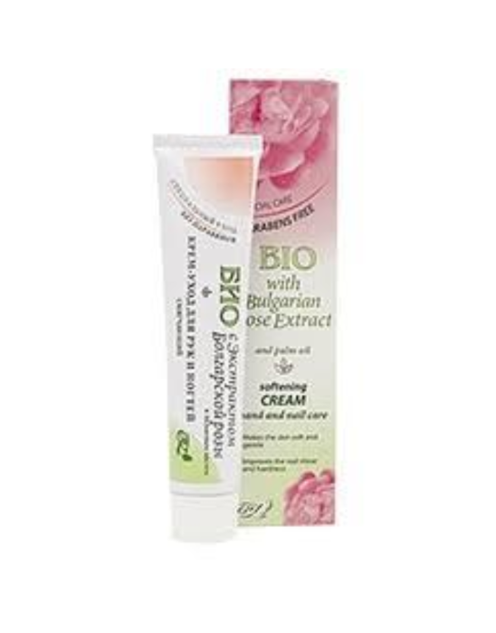 Krem do rąk i paznokci z ekstraktem z róży bułgarskiej 45 ml | BIO