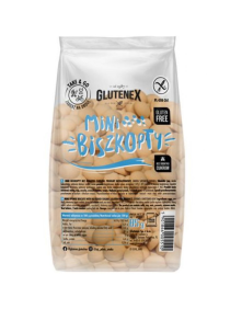 Mini biszkopty bez glutenu i bez dodatku cukru 85 g | Glutenex