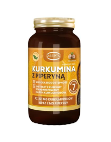 Kurkuma z piperyną 210 kaps | Asepta