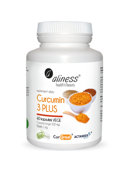 Curcumin 3 PLUS 60 kaps. | Aliness