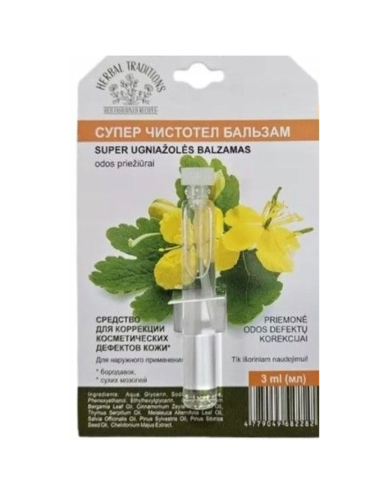 Balsam do pielęgnacji skóry z glistnika-jaskółcze ziele  3 ml