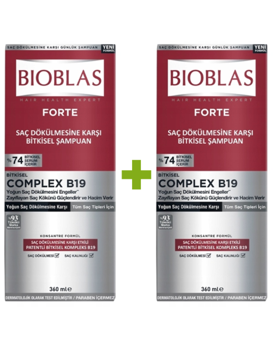 Szampon na wypadanie włosów 360 ml x2 | Bioblas