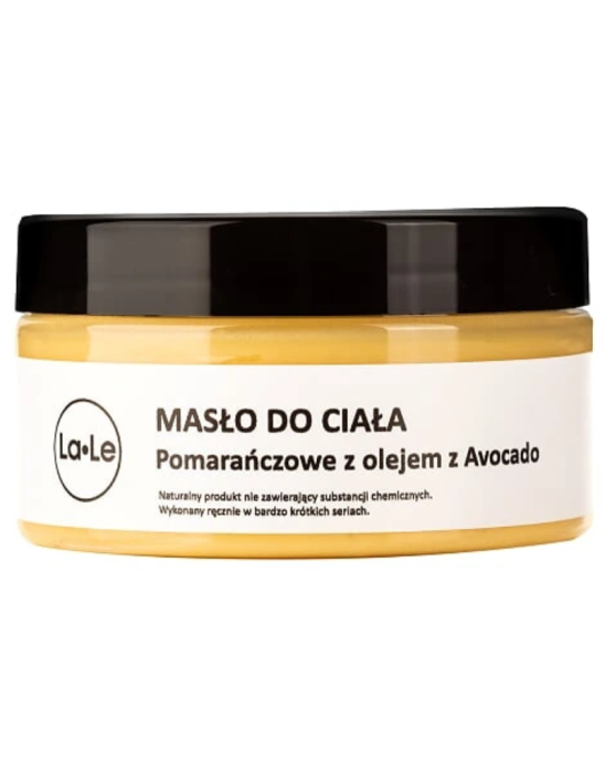 Masło do ciała pomarańczowe z olejem z avocado 100 ml | La-Le