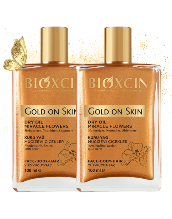 2x Suchy olejek gold do ciała, włosów i twarzy 100 ml - drugi produkt -50%! | Bioxcin