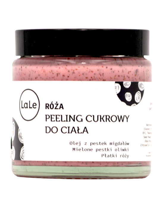 Peeling cukrowy do ciała róża 120 ml | La-Le