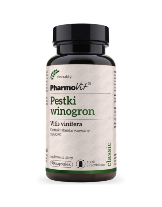 Pestki winogron 90 kaps | Pharmovit