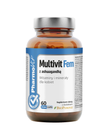 Multivit Fem z ashwagandhą - multiwitaminy i minerały dla kobiet 60 kaps | Pharmovit