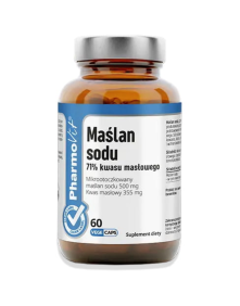 Maślan sodu 71% kwasu masłowego 60 kaps | Pharmovit