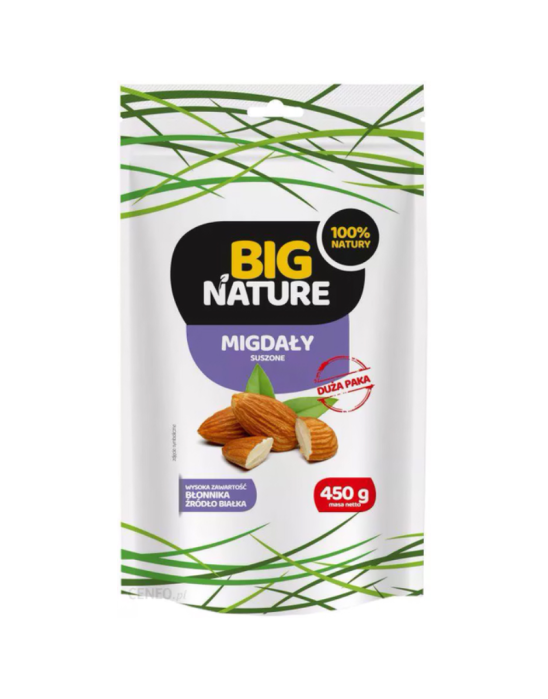Migdały suszone 450 g | Big Nature
