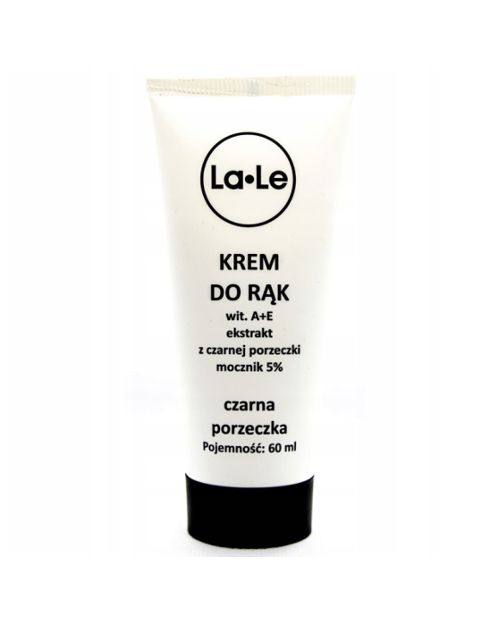 Krem do rąk wit A+E, ekstrakt z czarnej porzeczki, mocznik 5% 60 ml | La-Le