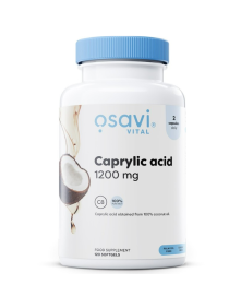 Caprylic acid 1200 mg (kwas kaprylowy) 120 kaps | Osavi