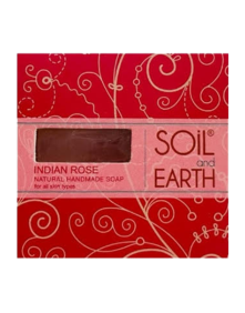 Ręcznie robione mydło w Indiach indyjska róża 125 g | Soil & Earth