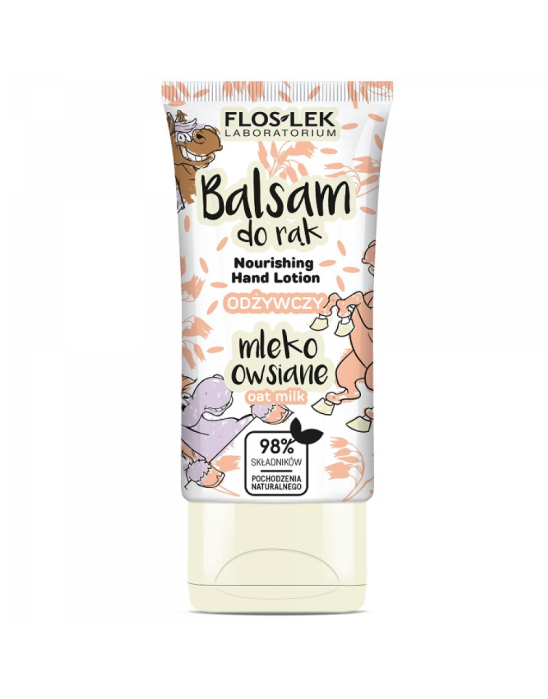 Odżywczy krem do rąk mleko owsiane 40 ml | Floslek