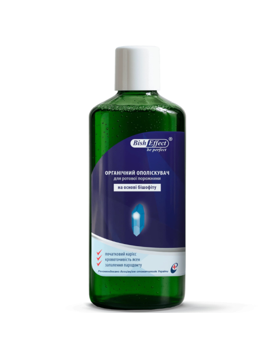 Organiczny płyn do płukania jamy ustnej z biszofitem 500 ml | Bish Effect