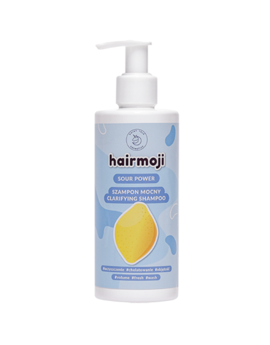Hairmoji szampon do włosów mocny Sour Power 240 ml | Hairy Tale Cosmetics