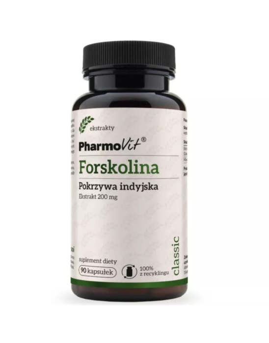 Forskolina (Pokrzywa Indyjska) ekstrakt 200 mg | Pharmovit