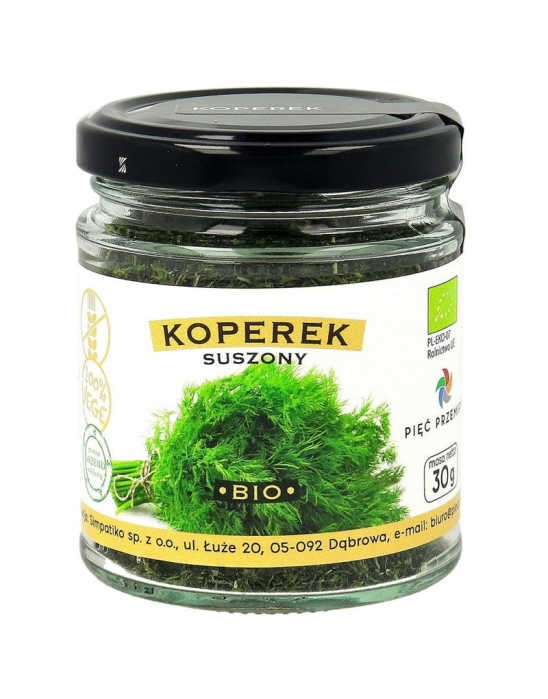 Bio koperek suszony 30 g | Pięć Przemian