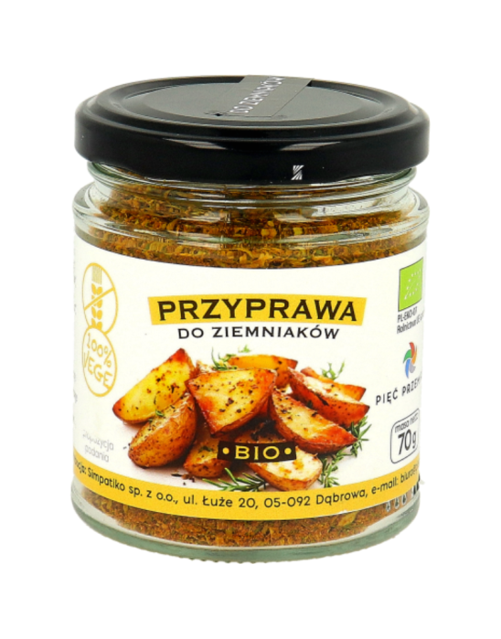 Bio przyprawa do ziemniaków 70 g | Pięć Przemian