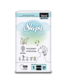 Bio podpaski higieniczne normal 24 szt | Sleepy