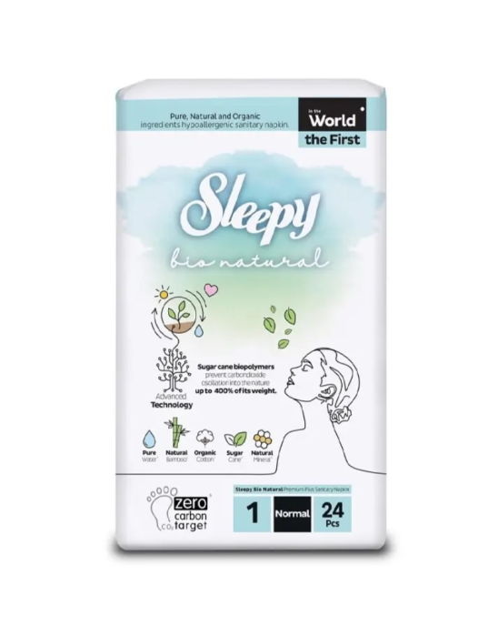 Bio podpaski higieniczne normal 24 szt | Sleepy