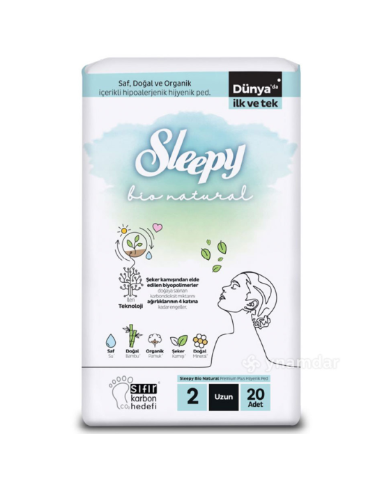 Bio podpaski higieniczne long 20 szt | Sleepy