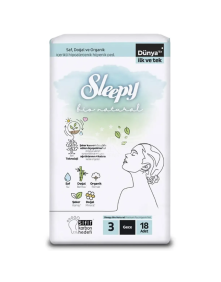 Bio podpaski higieniczne night 18 szt | Sleepy