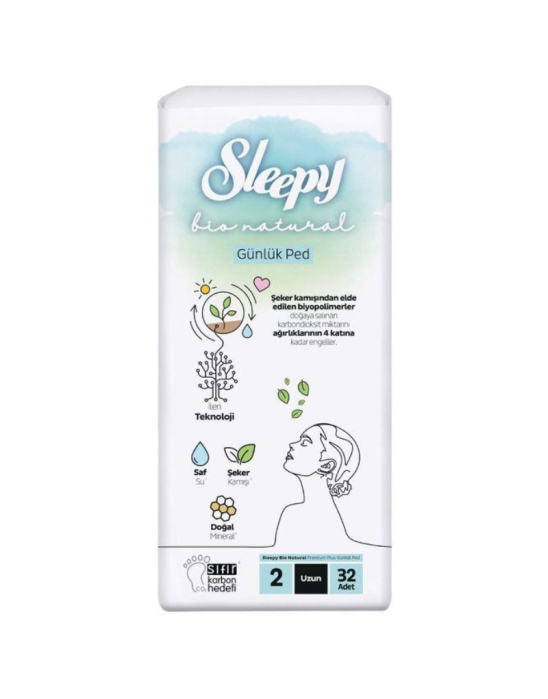 Bio wkładki higieniczne long 32 szt| Sleepy