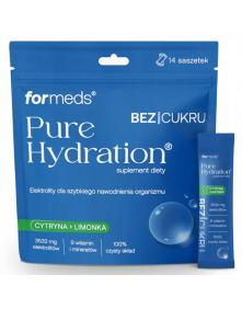 Pure Hydration elektrolity dla szybkiego nawodnienia organizmu bez cukru 14 szt | Formeds