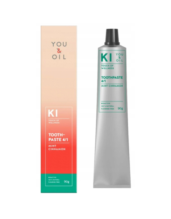 Pasta do zębów mięta z cynamonem 90 g | You & Oil