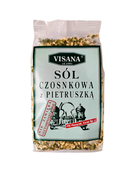Sól czosnkowa z pietruszką 175 g | Visana