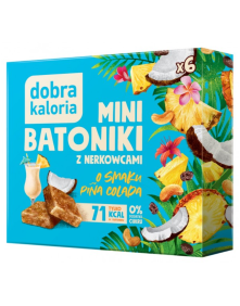 Mini batonik z nerkowcami o smaku pina colada 6x 17 g | Dobra Kaloria
