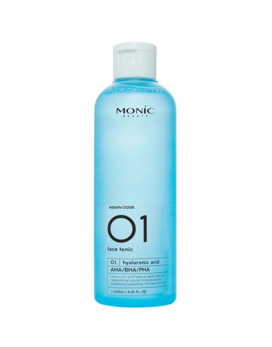 Tonik do twarzy skin code 01 hialuronic acid 250 ml | Monic Beauty