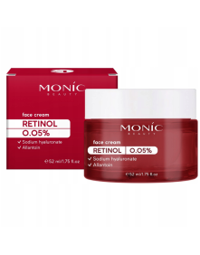 Przeciwstarzeniowy krem do twarzy retinol 0,05 % 52 ml | Monic Beauty